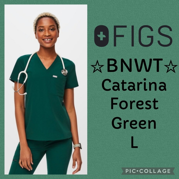 FIGS Forest Green Catarina (L) - Picture 1 of 8